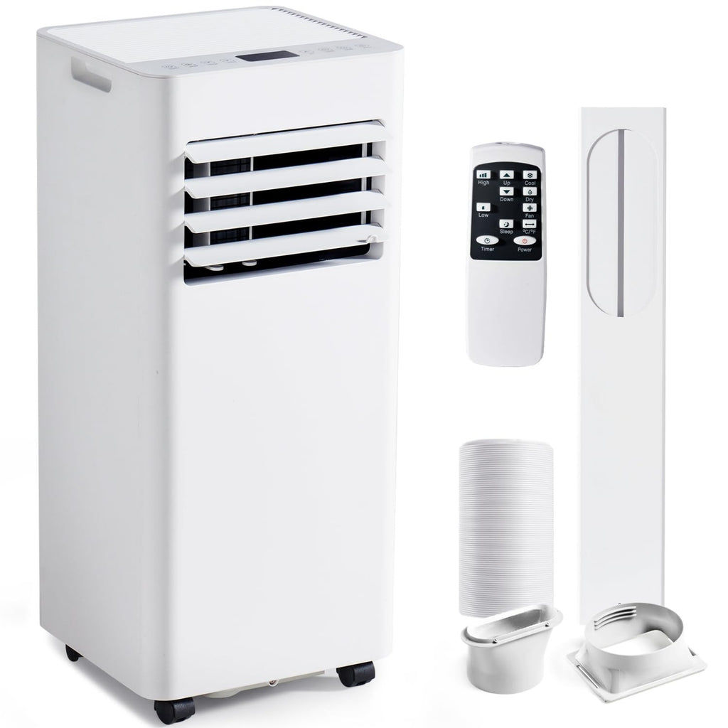 Aoxun 10000 BTU Portable Air Conditioners, WiFi APP Smart Control, 4-IN-1 AC Unit, Fast Cooling, Dehumidifier, Fan & 24H Timer Quiet Sleep, W/Remote Control, Window Kits, for Home/Office/Dorm