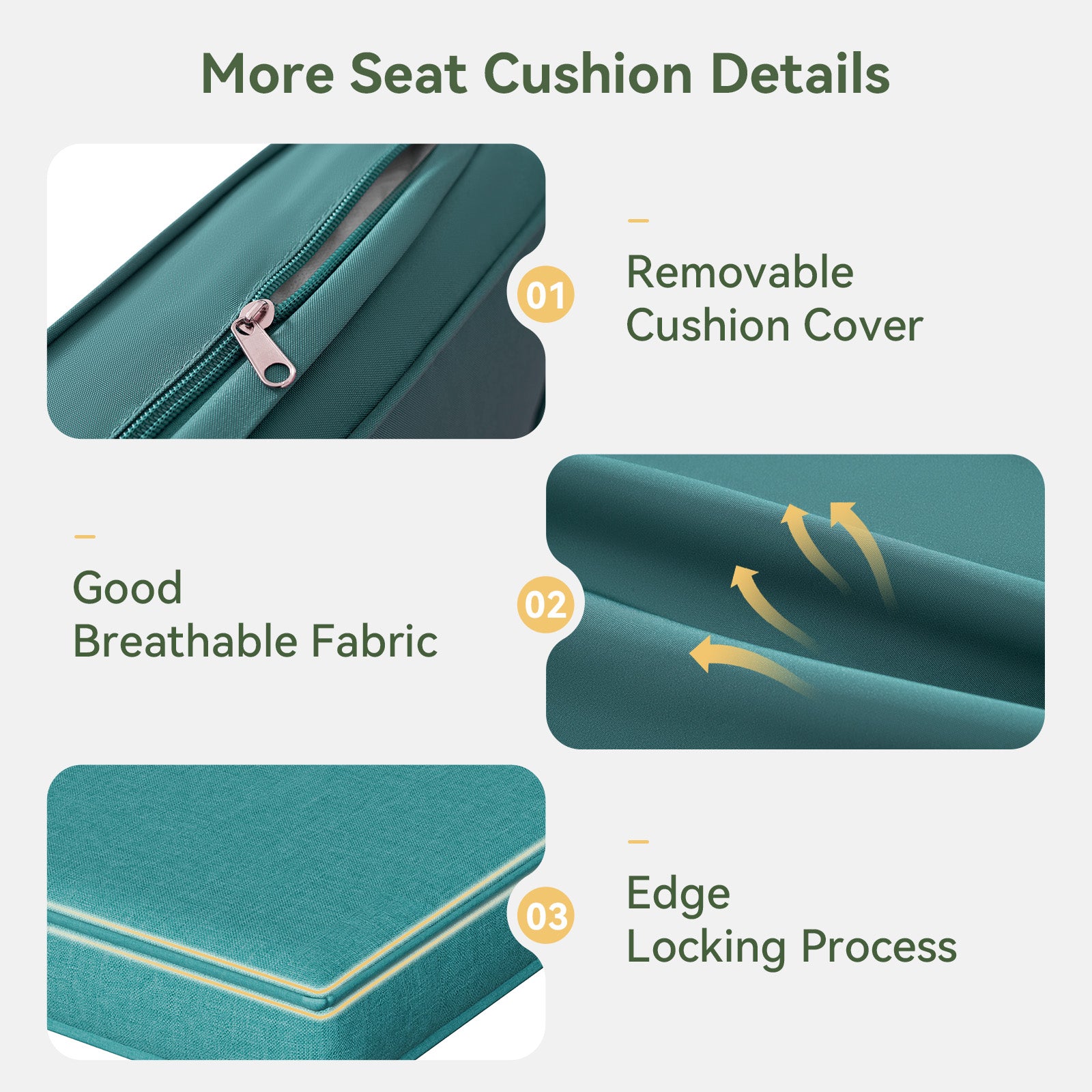 Breezestival Replacement Cushions for Outdoor Furniture, 7-Piece Outdoor Cushions for Patio Furniture, Deep Seat, Waterproof & Fade Resistant Couch Cushion for 4-Seat Patio Conversation Sets, Grey
